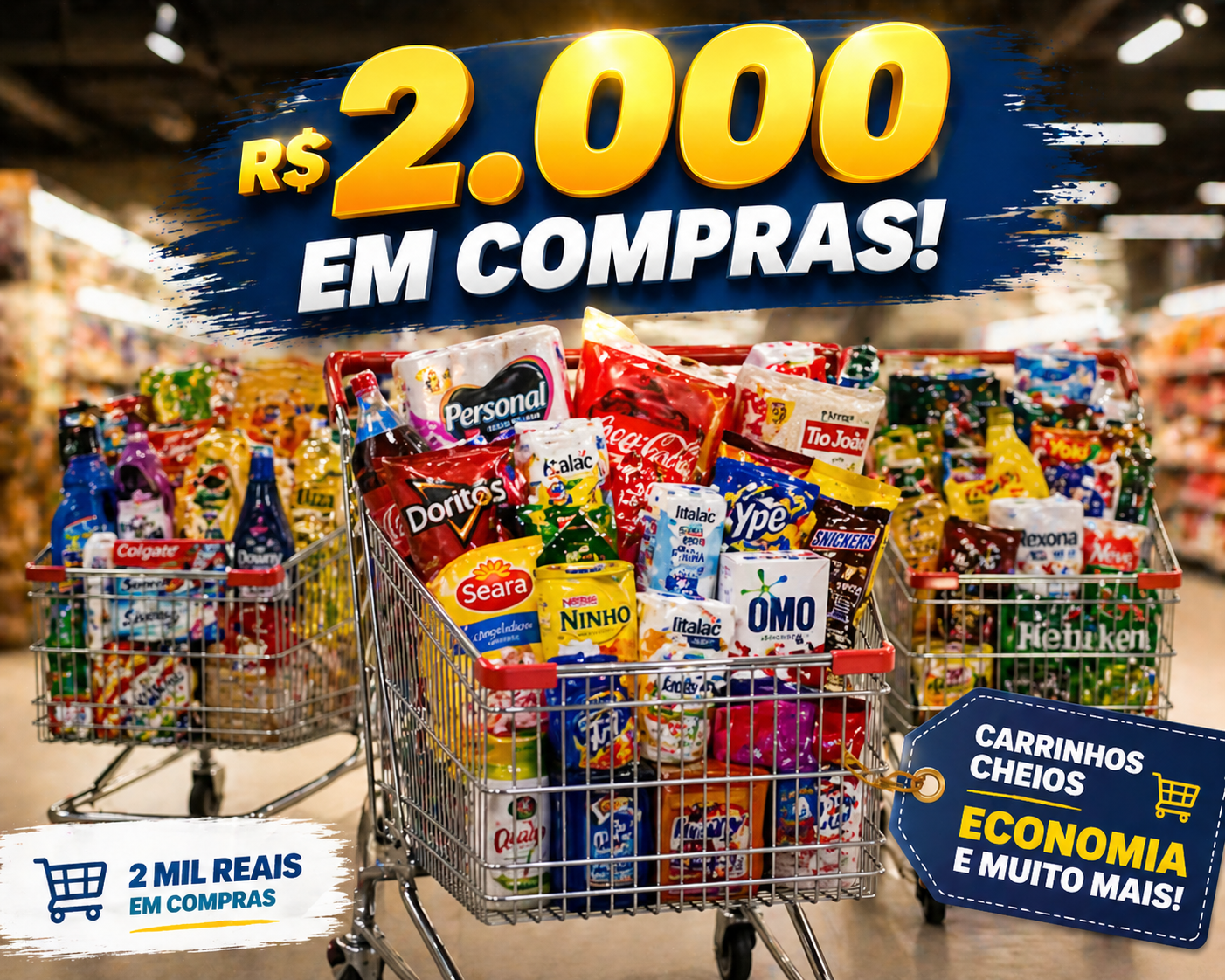 Participe do Sorteio de 2 Mil Reais em Compras do Cifra do Bem