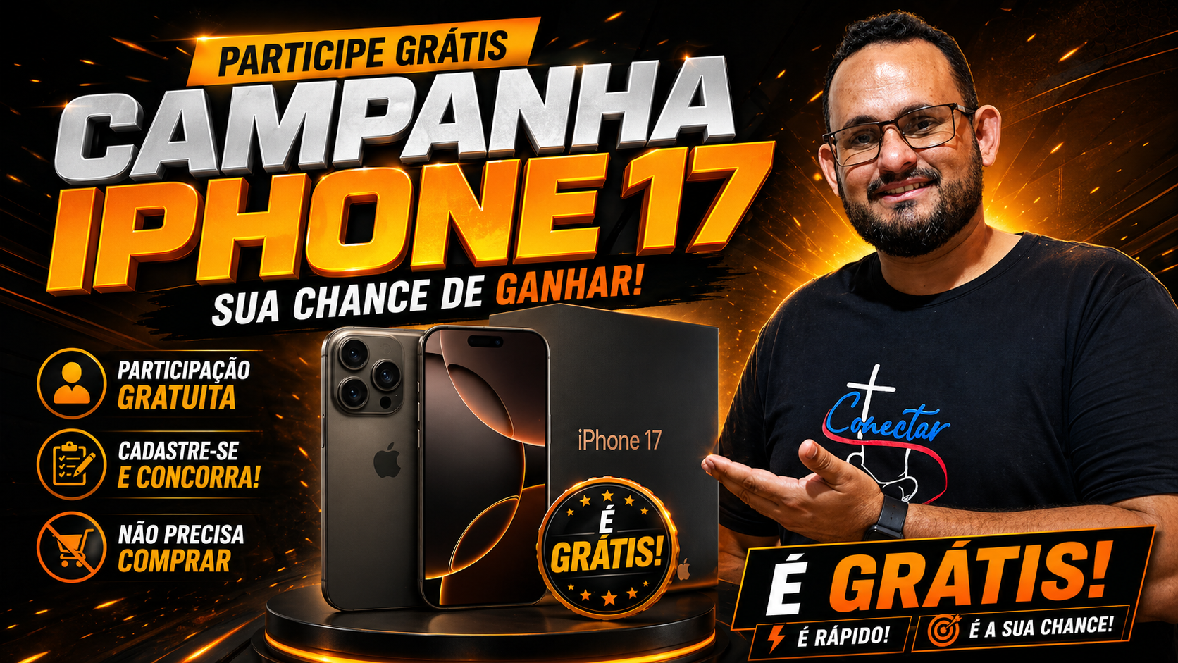 Como Ganhar um iPhone 17 com Marlon Oficial: Participe Já!