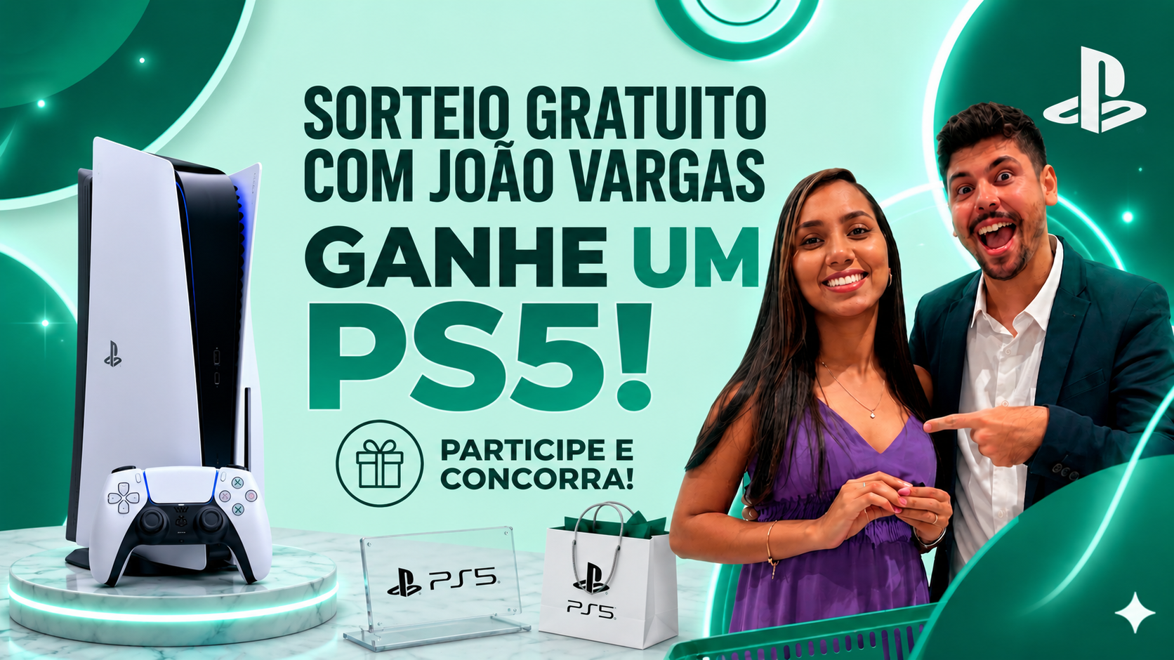 Como Participar com Segurança do Sorteio de um PS5 com João Vargas